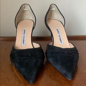 Manolo Blahnik Suede Pumps